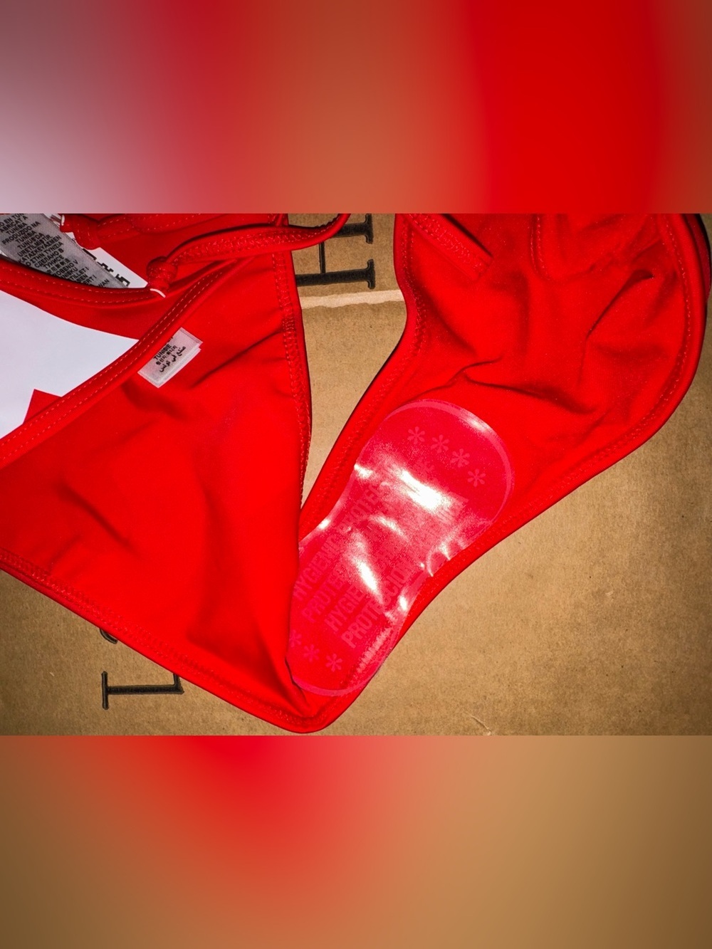 Diesel Brazilian Bikini Bottom in Formula Red - Picture 11 of 12